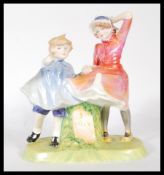 Royal Doulton "Milestone" figurine HN3297, modelled by Adrian Hughes, makers stamp to base, height