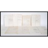 BRISLINGTON Bristol. Nine legal documents on Vellum (x7) and Parchment (x2) relating to