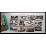 Real photographic postcards, all British standard size views - mostly topographical . Black &