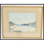 Alastair Dallas (1898 - 1995)-  A 20th Century watercolour painting on paper depicting a coastal