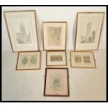 Local interest, a selection of 20th Century framed and glazed prints and engravings of Bristol, to