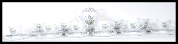 A boxed unused point of sale promotional Hendricks Gin tea service for six, to include teapot, six