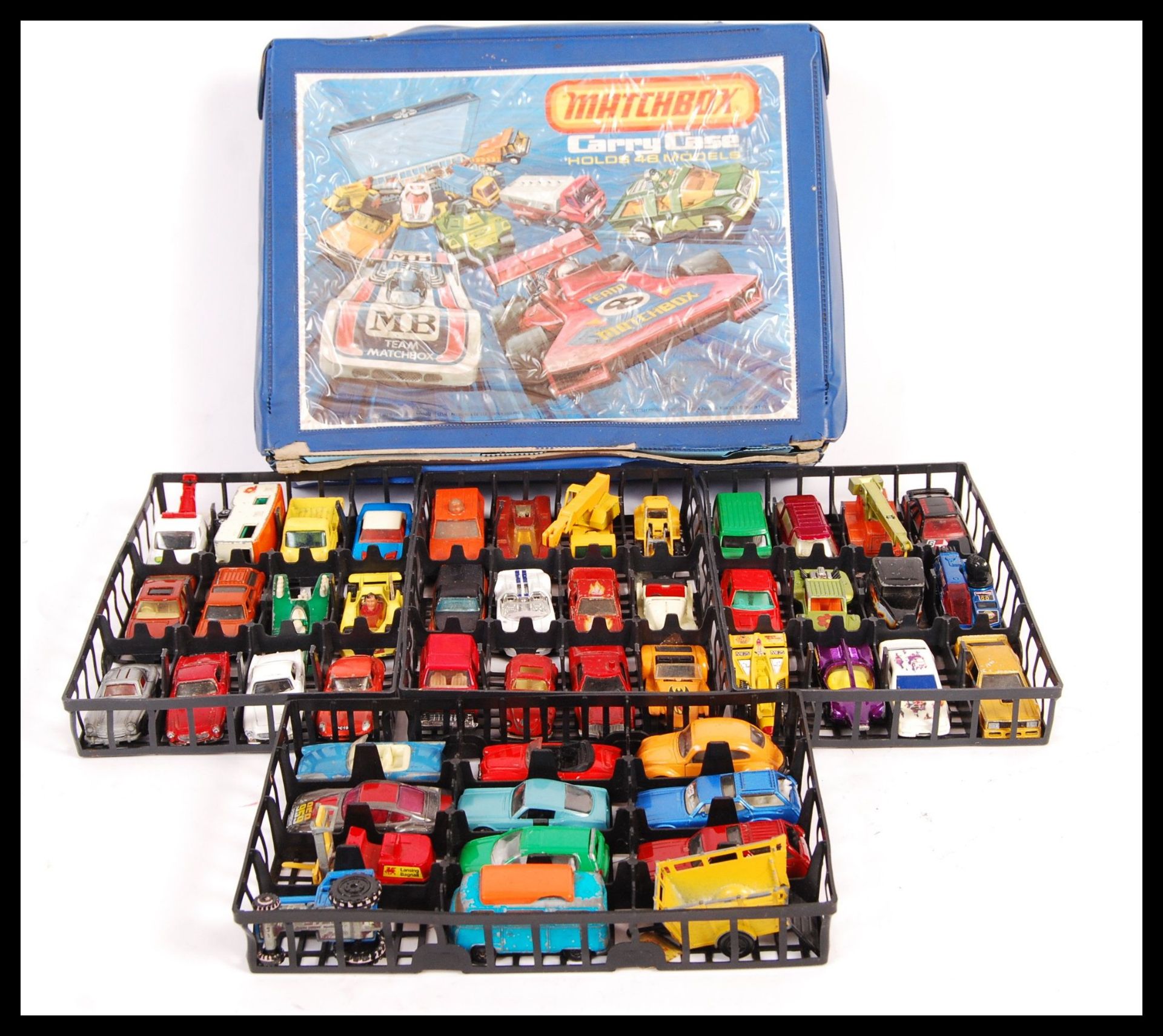 COLLECTION OF MATCHBOX AND OTHER DIECAST IN CARRY CASE