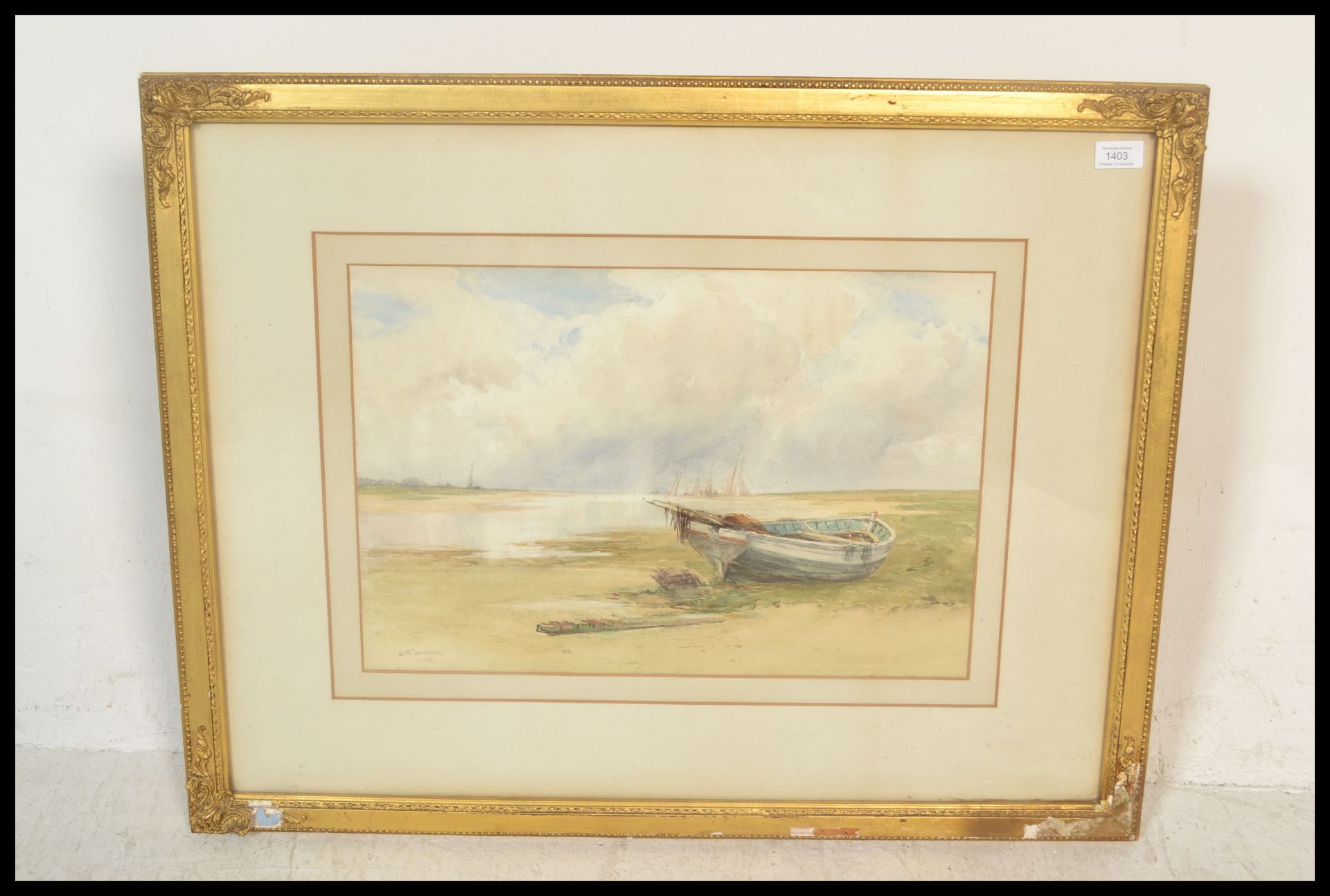 William Bingham Mcguinness RHA (1849-1928) - An early 20th Century watercolour on paper depicting - Image 2 of 3