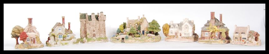 A collection of Lilliput Lane ornaments to include, Cobblers Cottage, Diamond Cottage, Vine Cottage,