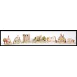 A collection of Lilliput Lane ornaments to include, Cobblers Cottage, Diamond Cottage, Vine Cottage,