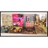 A collection of long play LP vinyl records by Jethro Tull to include Stand Up,  War Child,Too Old To