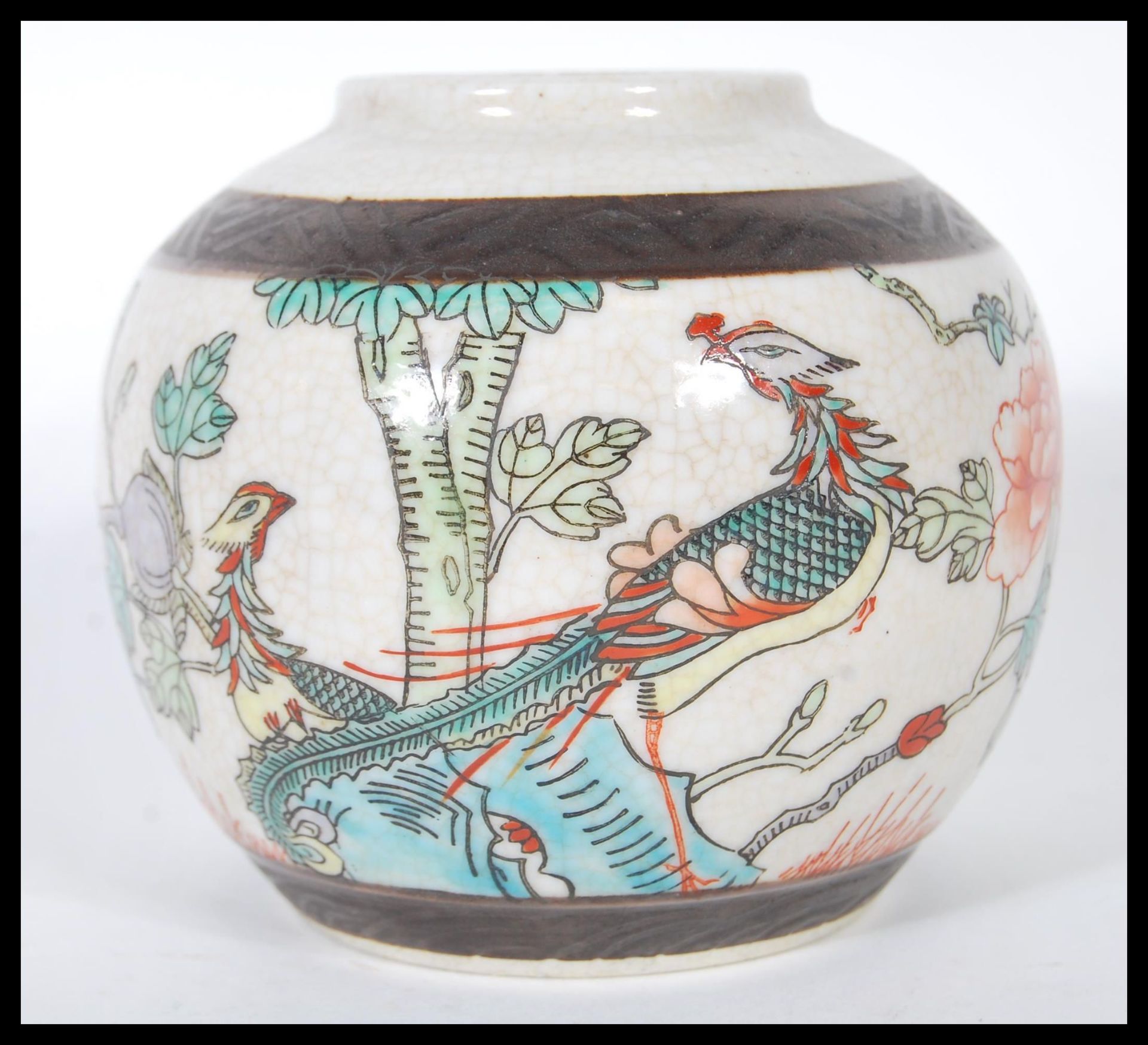 A group of three 20th century Japanese wears to include a large stoneware Satsuma vase being - Bild 14 aus 19