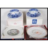 A collection of boxed unused Spode, to include a pair of blue and white breakfast cups and