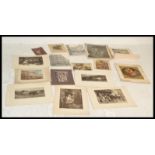 A collection of antique pictures and prints dating from the 19th Century onwards  to include Bristol