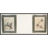 After Edwin Penny - Born 1930 A pair of framed and glazed prints of watercolours signed bottom left