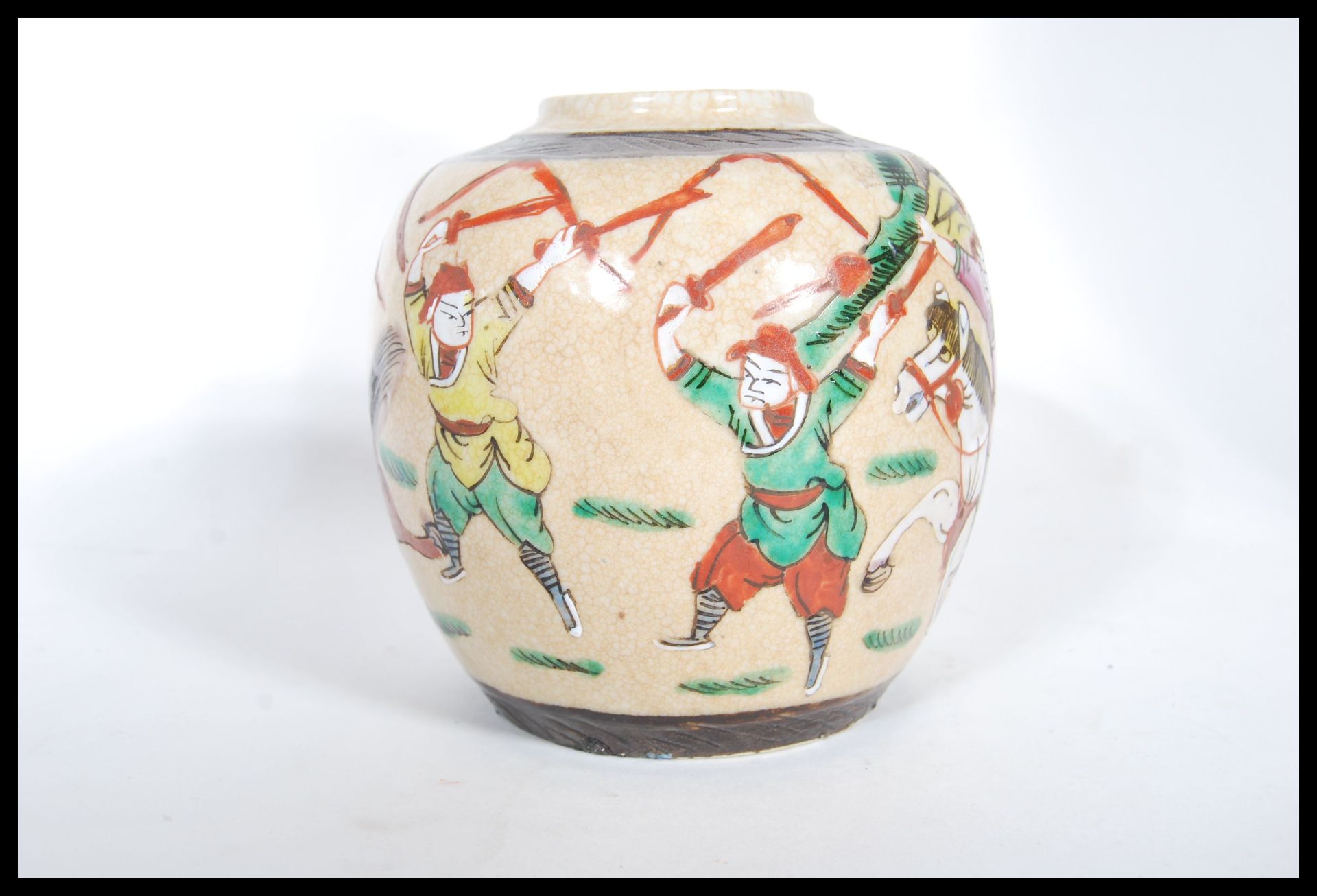 A group of three 20th century Japanese wears to include a large stoneware Satsuma vase being - Bild 5 aus 19