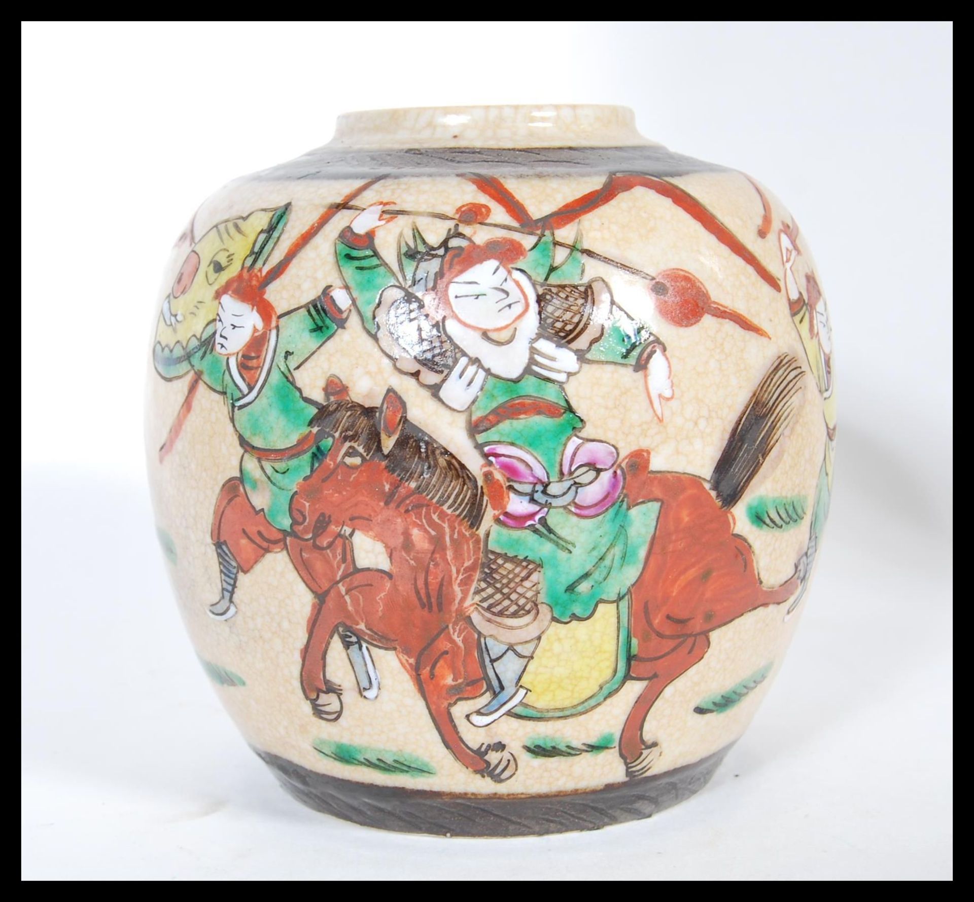 A group of three 20th century Japanese wears to include a large stoneware Satsuma vase being - Bild 2 aus 19