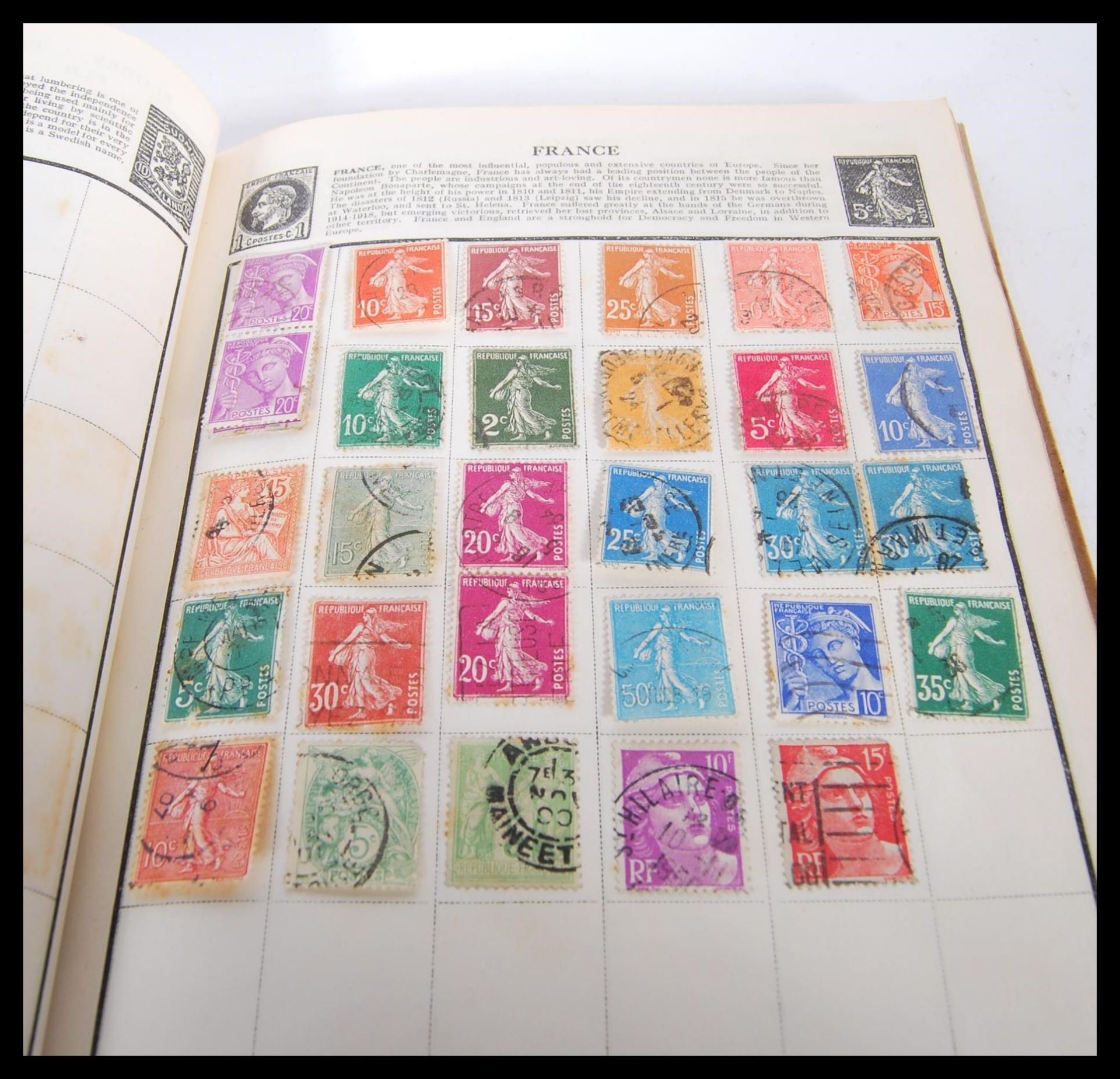 A collection of stamps dating from the 19th Century onwards across four albums to include - Bild 10 aus 19