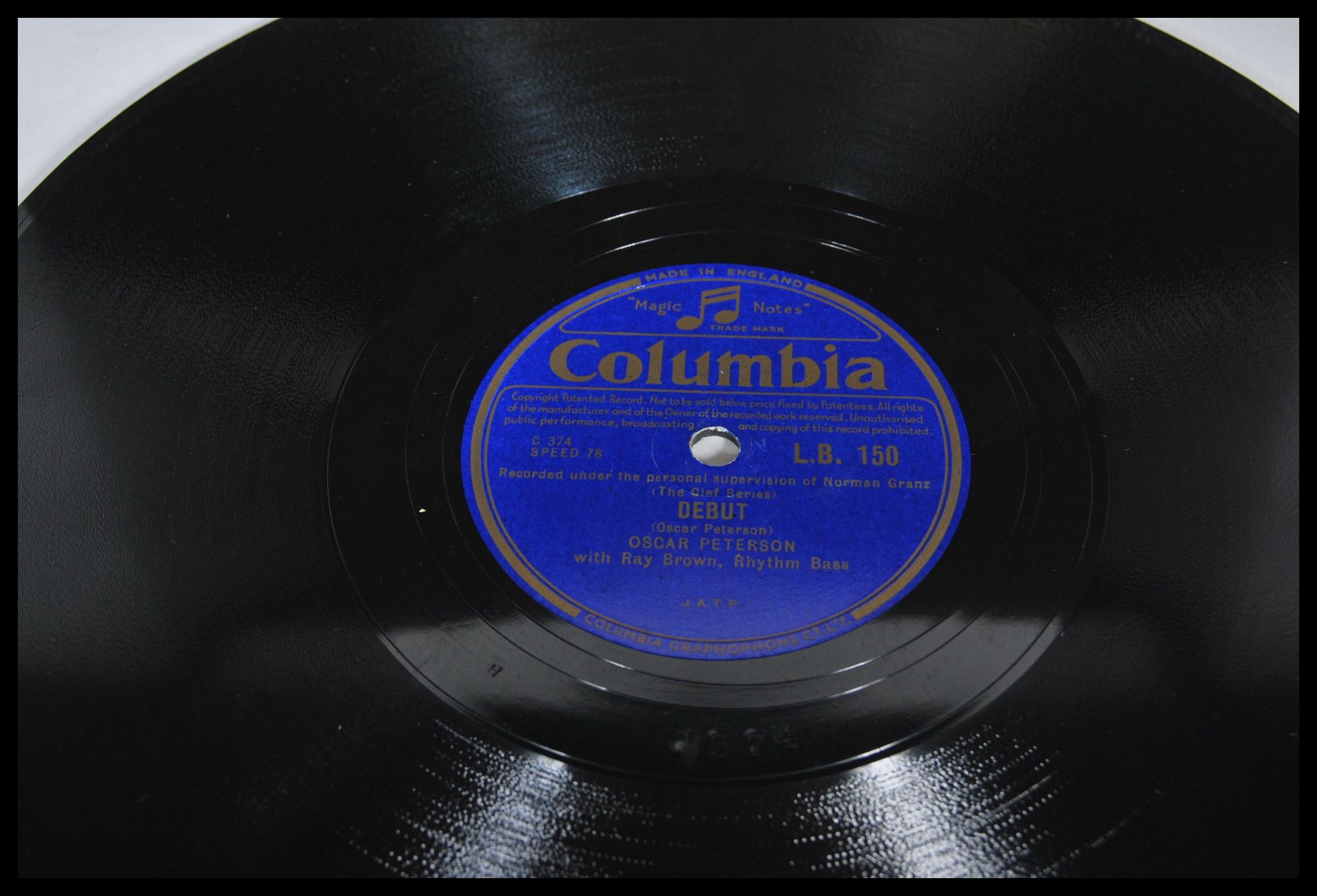 A cased collection of 78 RPM records to include, "Sepia Series" (Selected by Bill Elliott) No.15 - Bild 6 aus 8