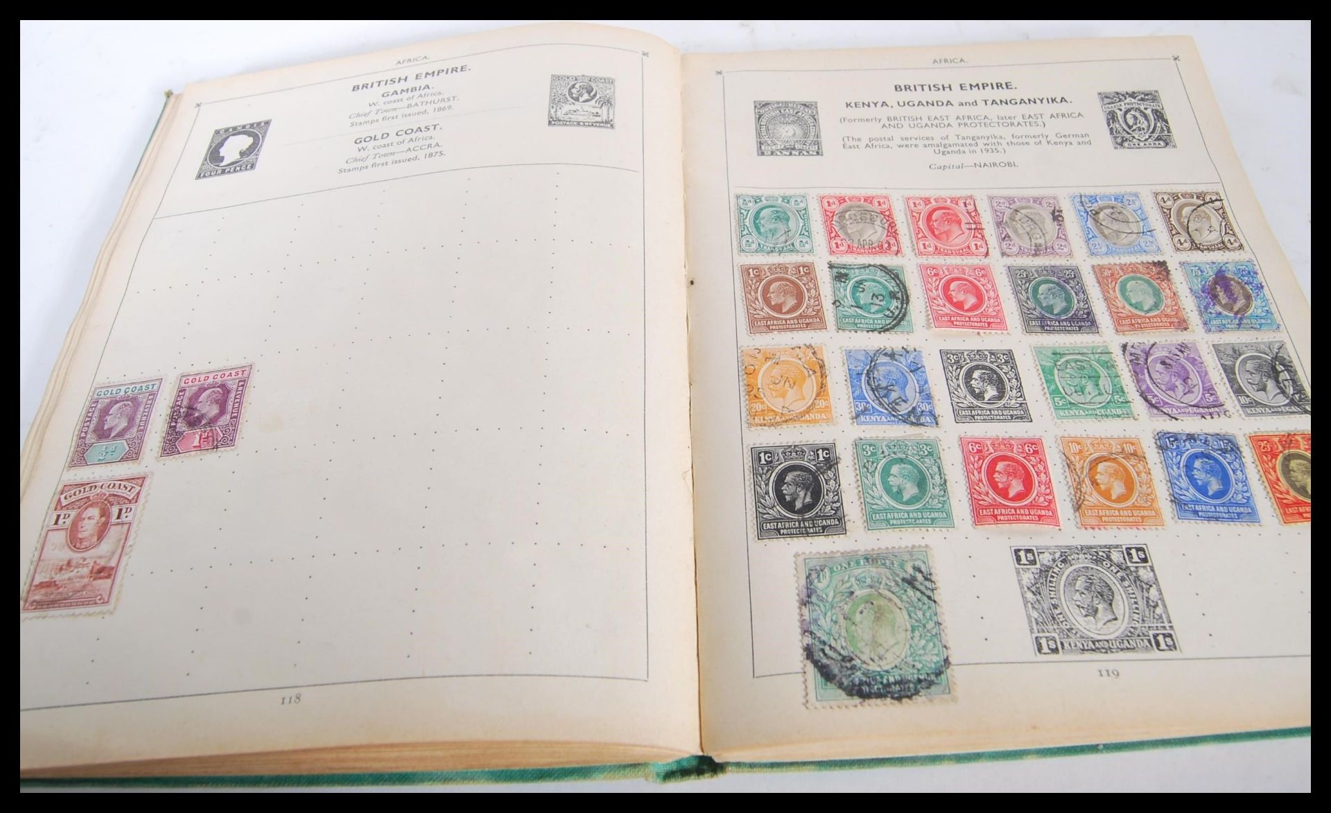 A collection of stamps dating from the 19th Century onwards across four albums to include - Bild 14 aus 19