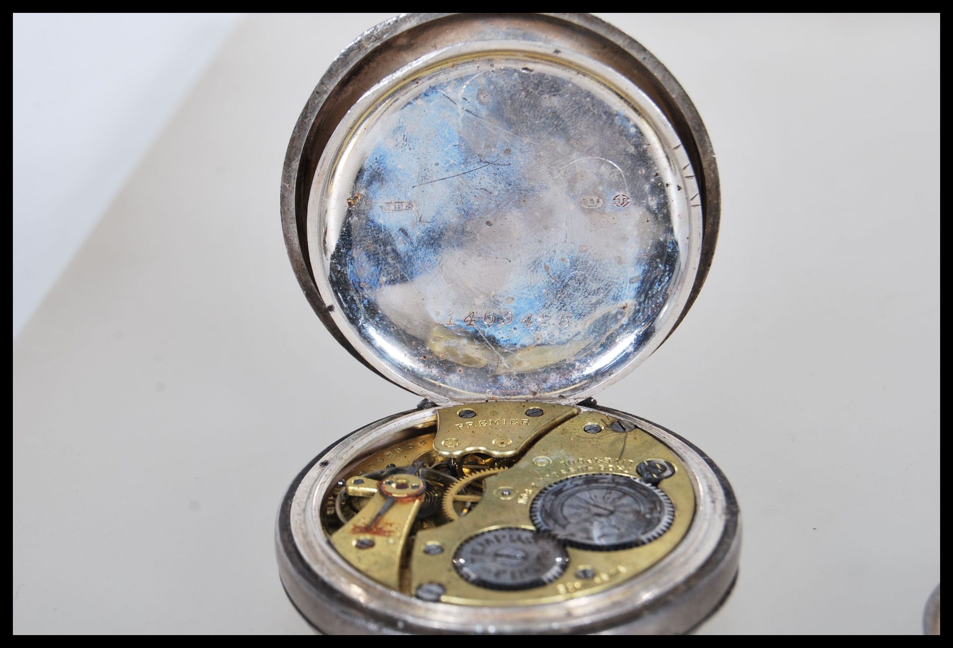 A 20th Century silver cased Thomas Russell & Son Liverpool pocket watch movement along with an early - Image 9 of 9