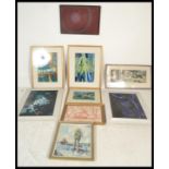 Dick Boulton (artist & sculptor) - A collection of paintings and drawings to include a selection