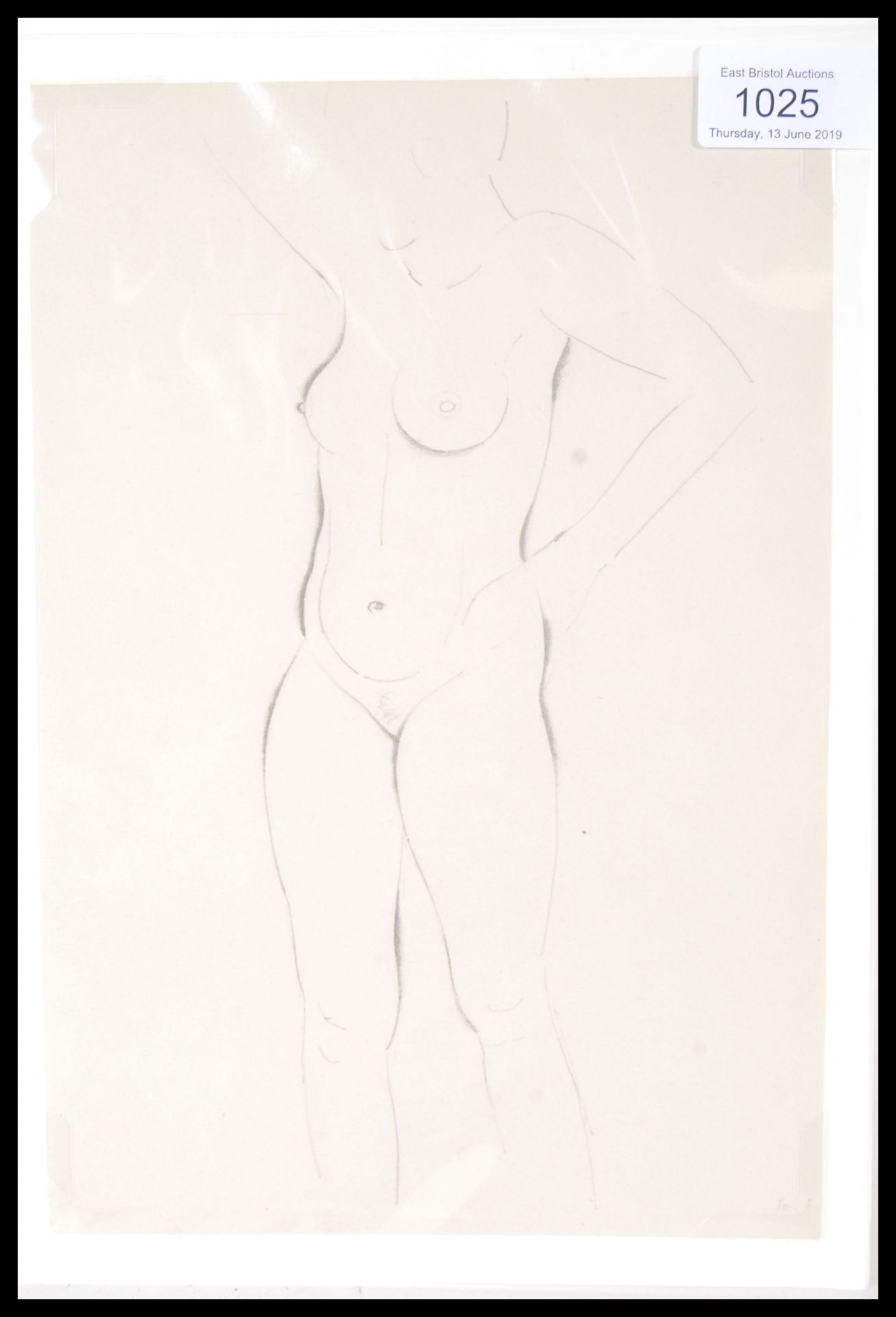 Eric Gill (1882-1940) A pair of female nudes from Eric Gill First Nudes Neville Spearman London - Image 3 of 4