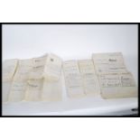 SOMERSET & DEVON Legal property documents (x6) on Vellum. 1866/7 St Sidwell, Exeter (x2), 1870-
