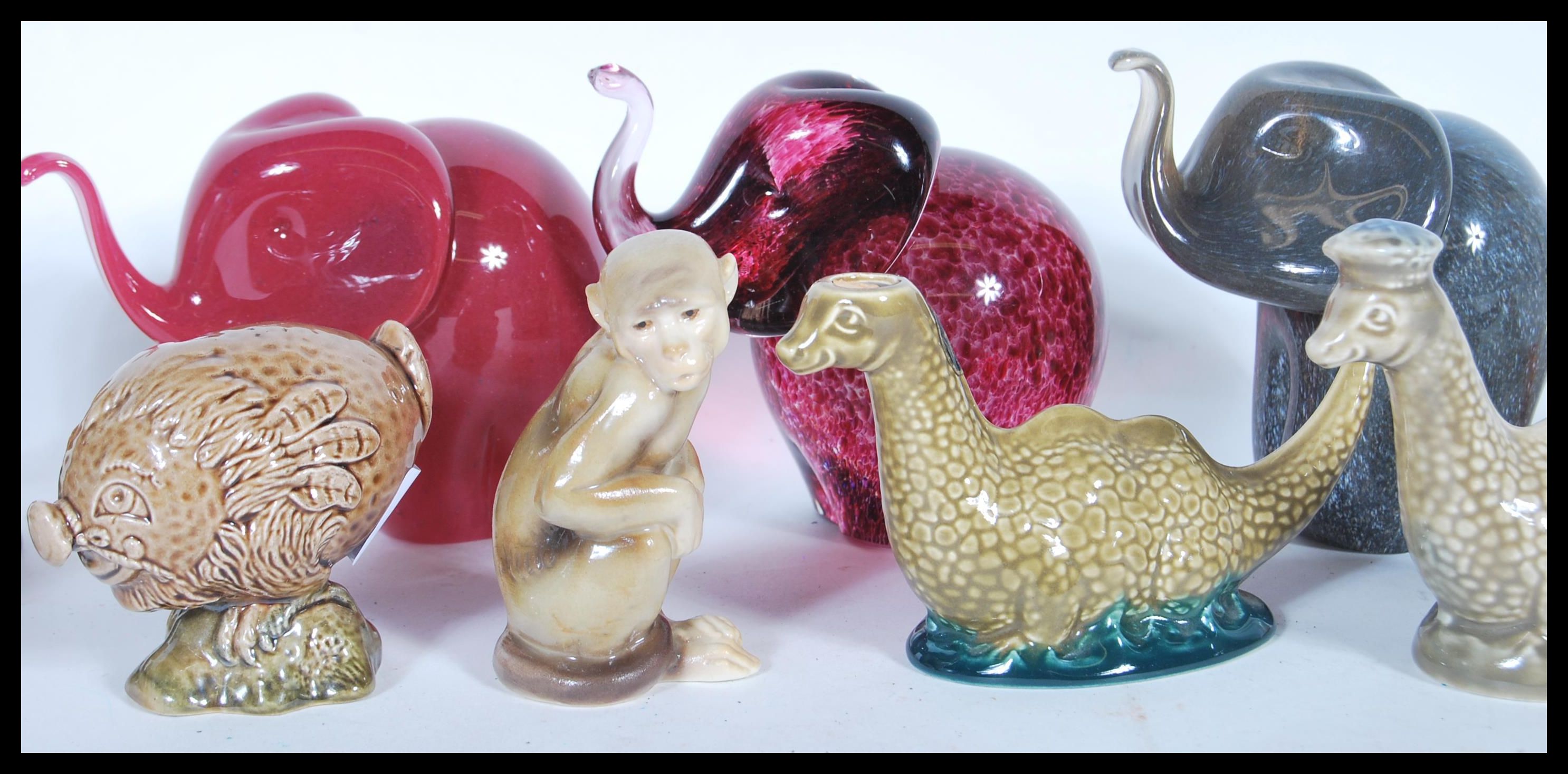 A collection of Beswick Small Whisky Decanters comprising Loch Ness Monster x 2, Flying Haggis - Image 3 of 5