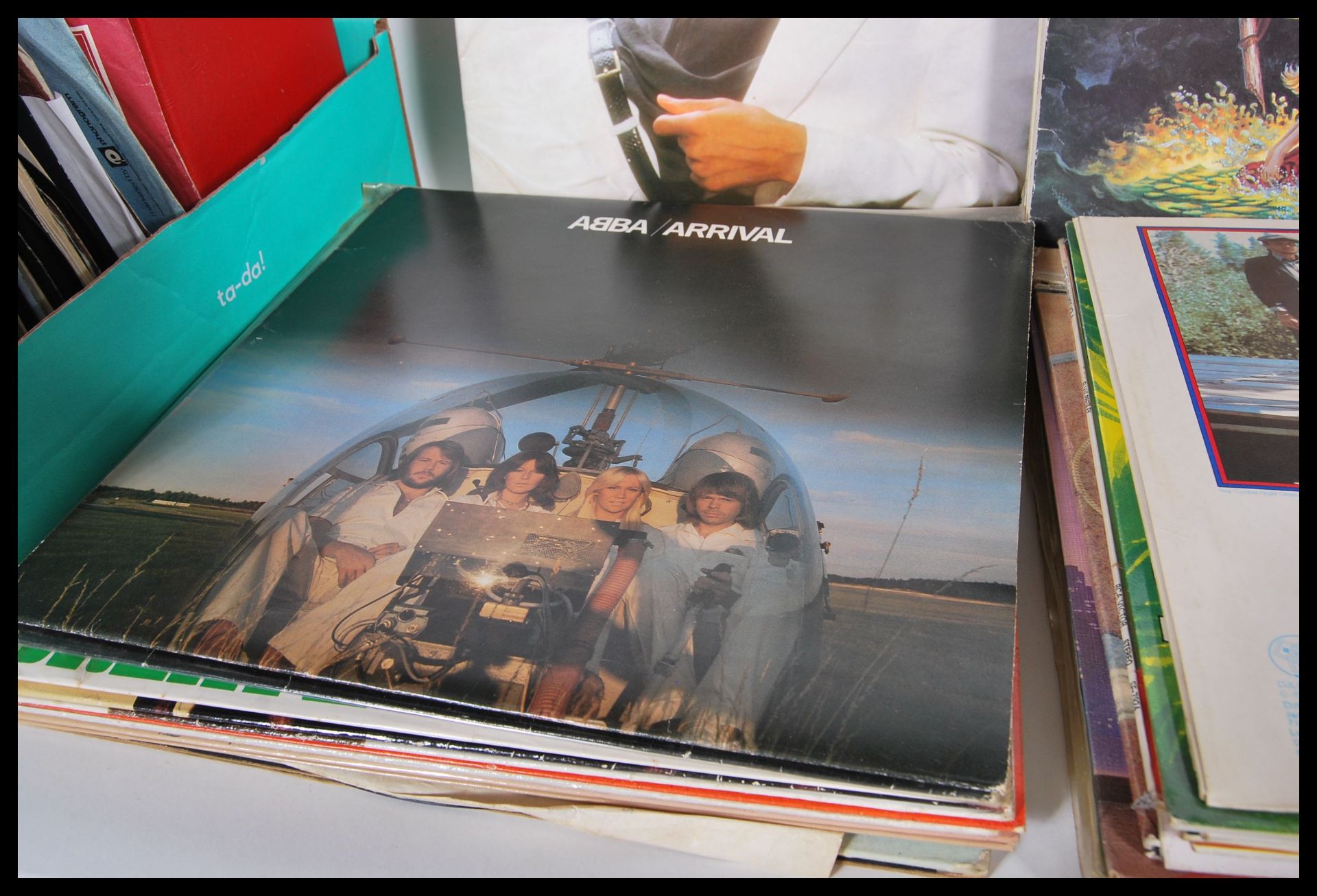 A collection of Vinyl LP and EP Records including 1980's hits, the Beatles Sargent Pepper's Lonely - Bild 6 aus 13