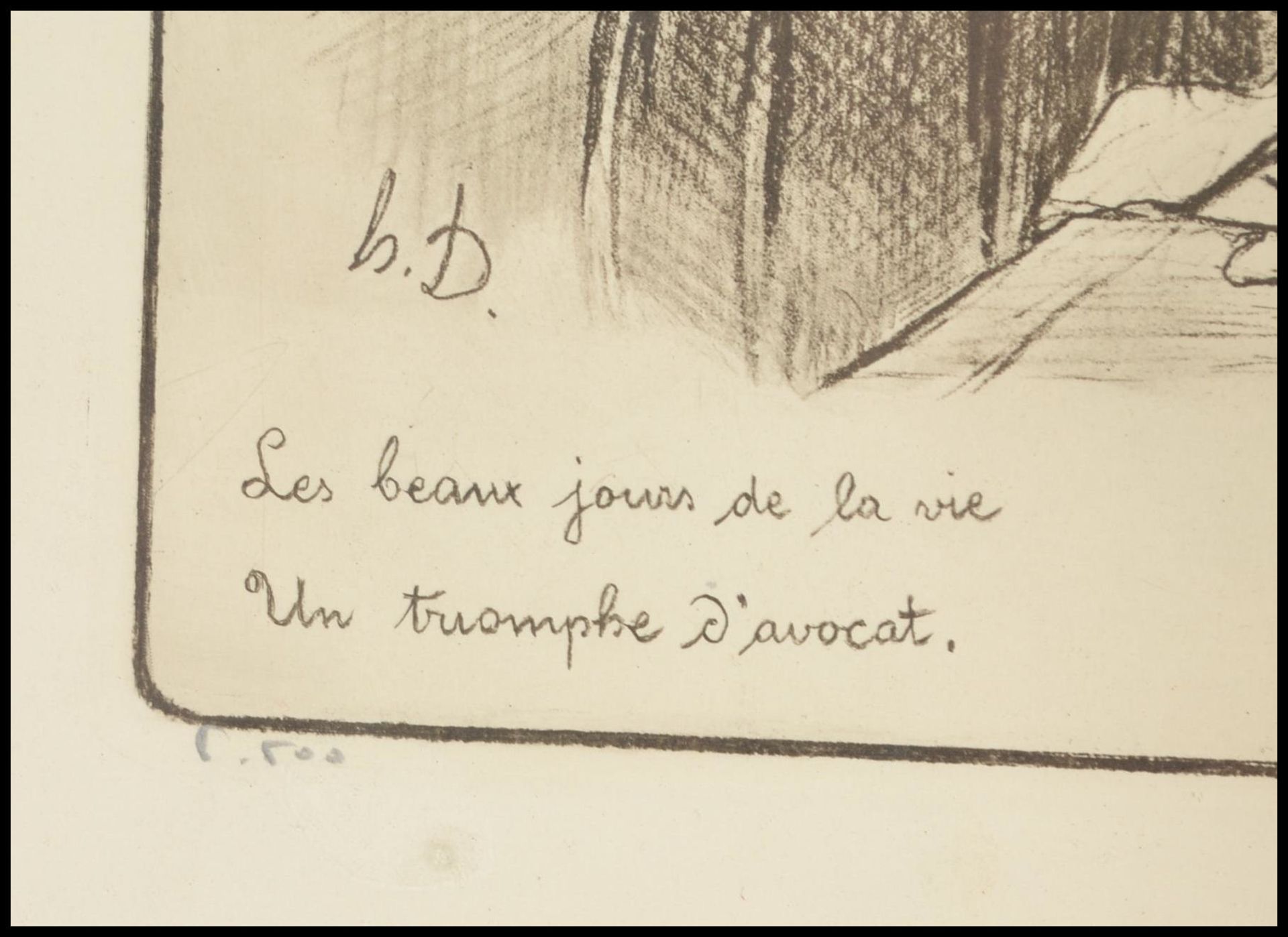 Honoré Daumier (French, 1808-1879)  A limited edition print no 8 of 500 of Les Beaux jours de la vie - Bild 2 aus 3