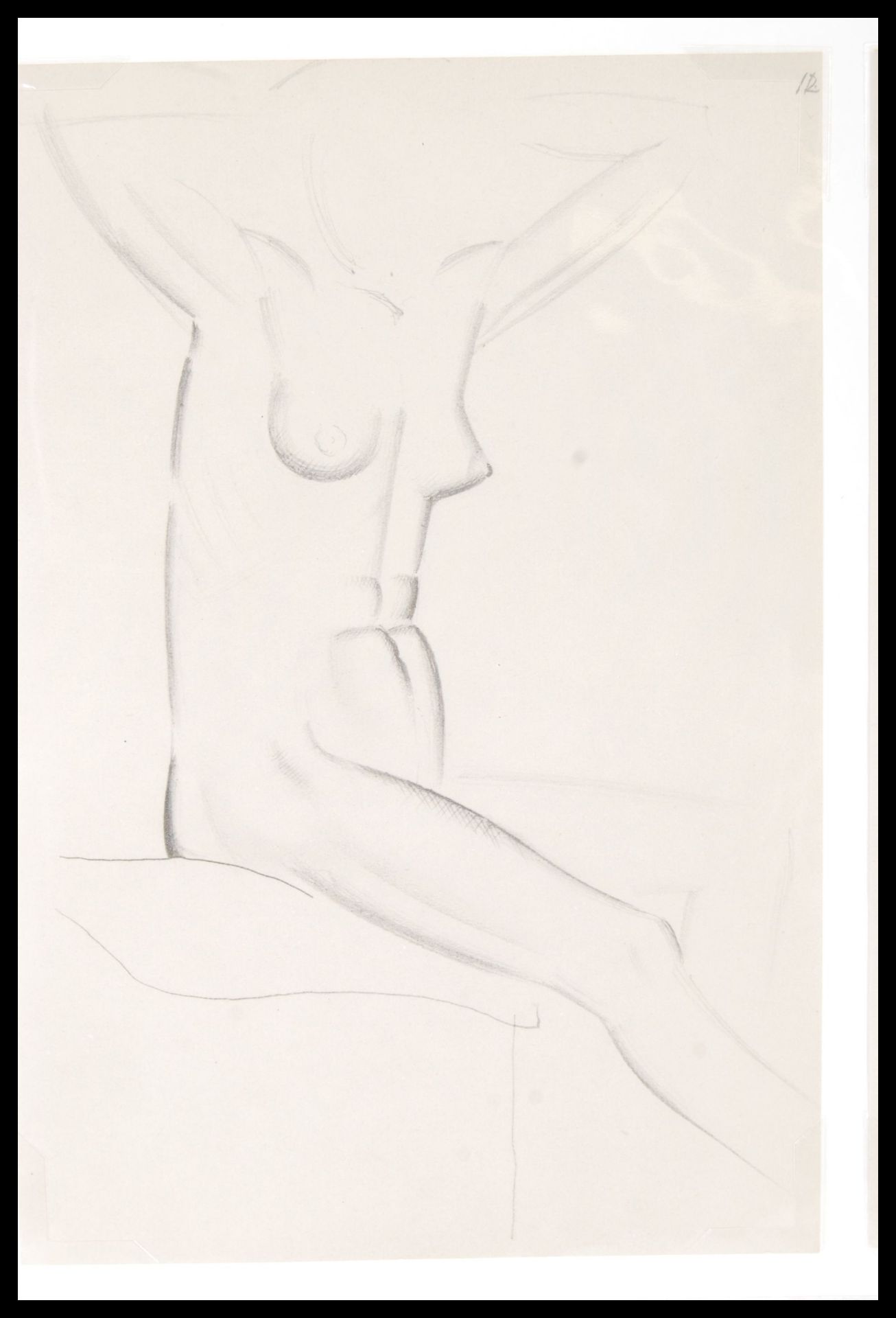 Eric Gill (1882-1940) A pair of female nudes from Eric Gill First Nudes Neville Spearman London - Image 2 of 4