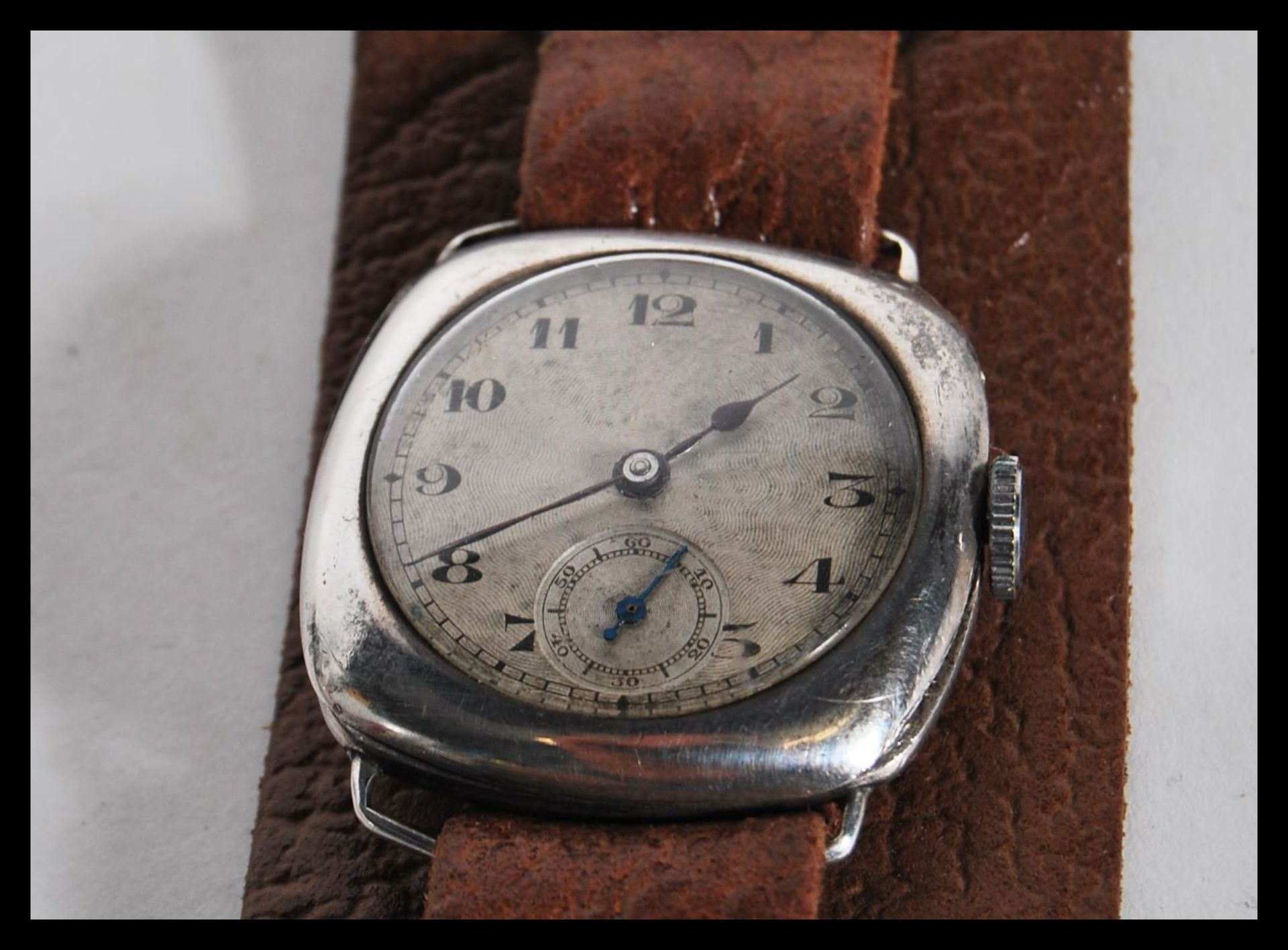 A selection of vintage 1920's watches to include a continental silver watch having a white enamelled - Bild 10 aus 11