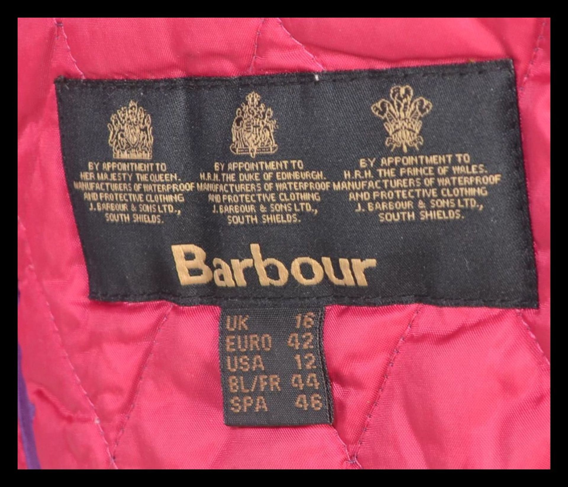A ladies quilted Gilet by barbour, UK size 16, pockets to outside and in with original Barbour label - Image 3 of 3