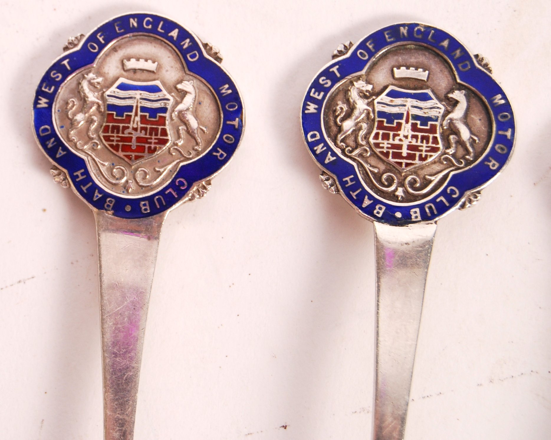 RARE VINTAGE 1920'S BRISTOL MOTOR CAR CLUB SILVER SPOONS - Image 2 of 4