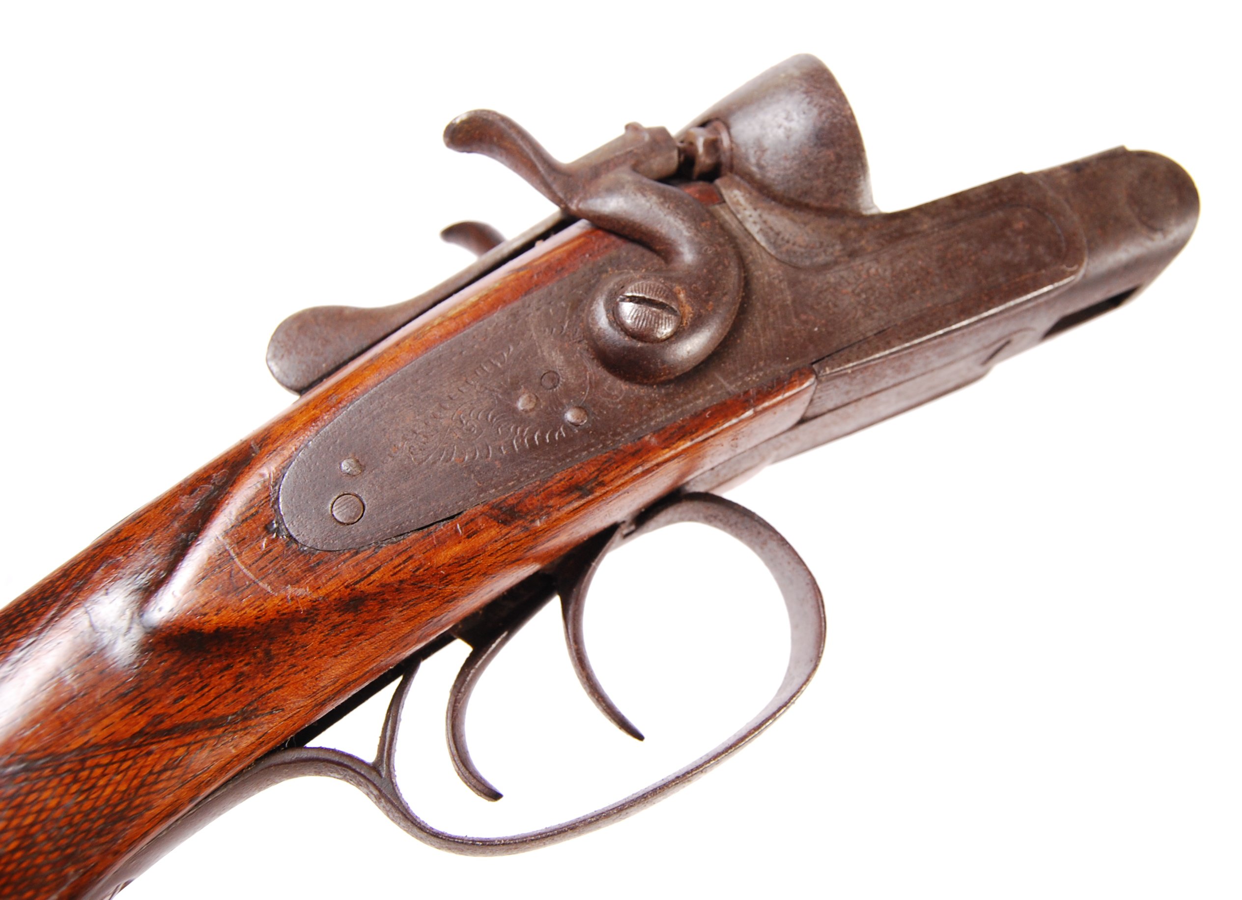 ANTIQUE 19TH CENTURY SHOTGUN BUTT - Image 3 of 6