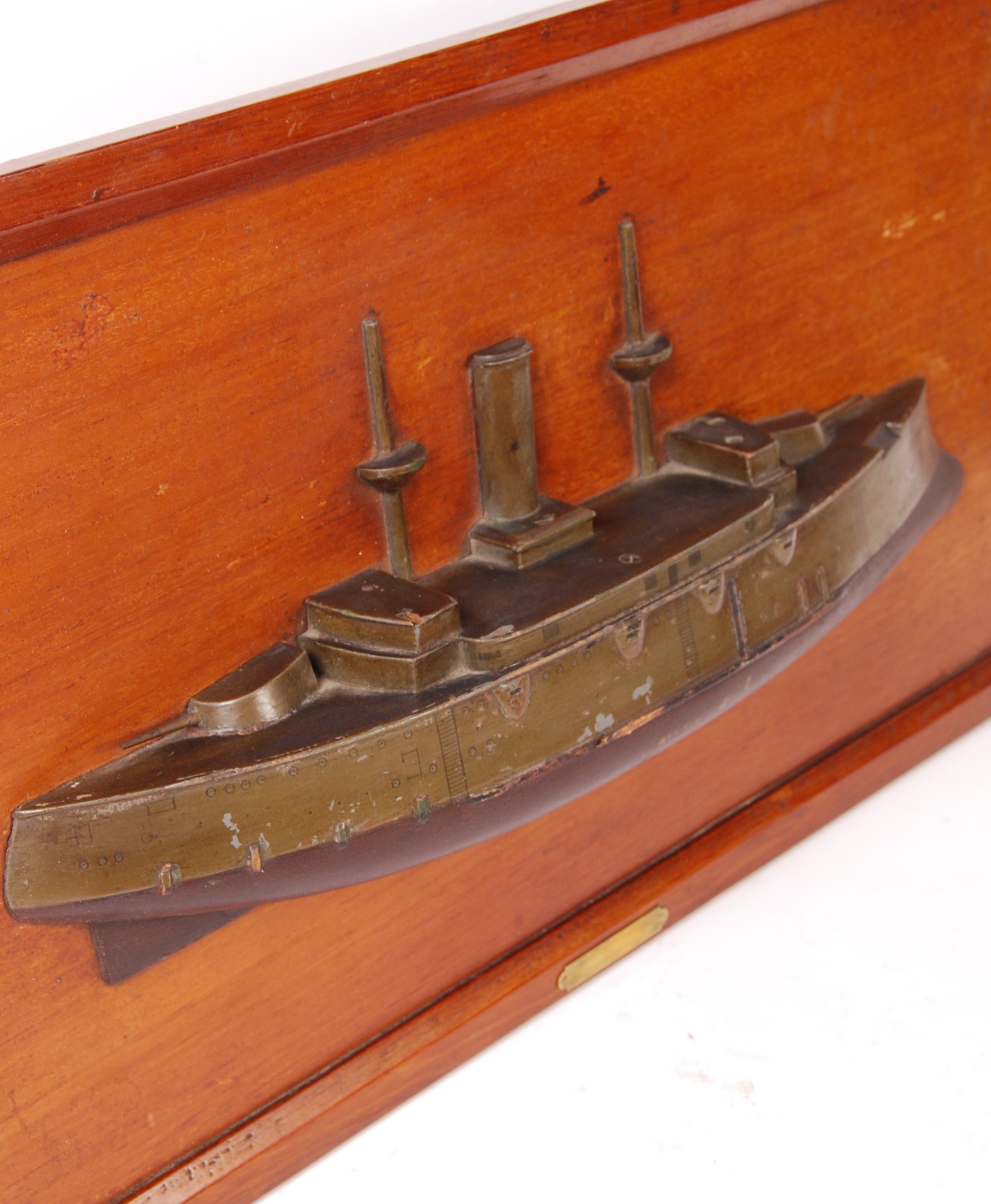 RARE WWI FRENCH HALF BLOCK MODEL OF AN IRONCLAD BATTERY - Image 3 of 4