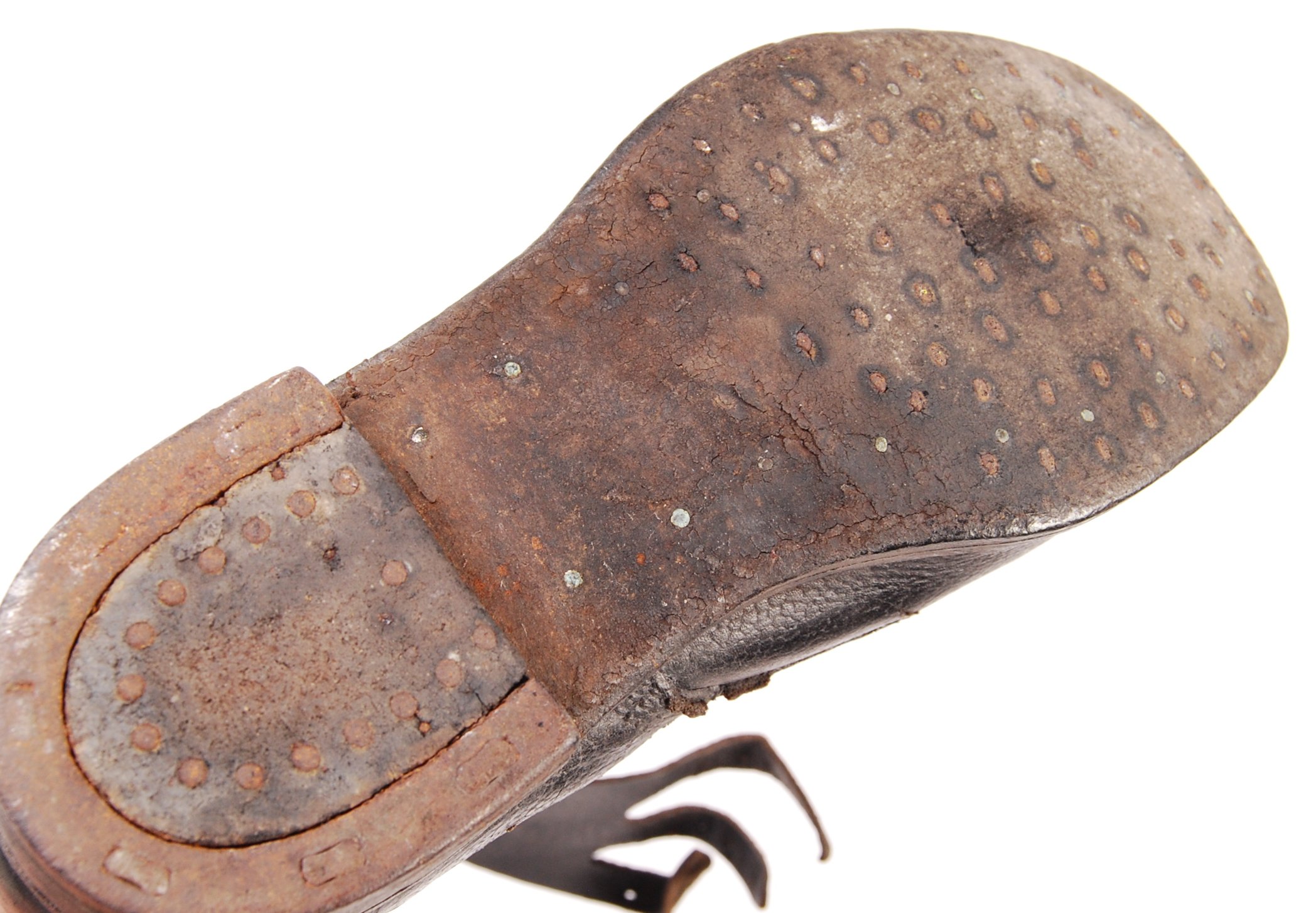 WWII SECOND WORLD WAR DISPATCH RIDER'S LEATHER BOOTS - Image 3 of 3