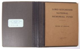 LORD KITCHENER NATIONAL MEMORIAL FUND RECORD OF SCHOLARS