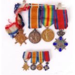 WWI FIRST WORLD WAR MEDAL GROUP - ORDER OF THE STAR OF ROMANIA