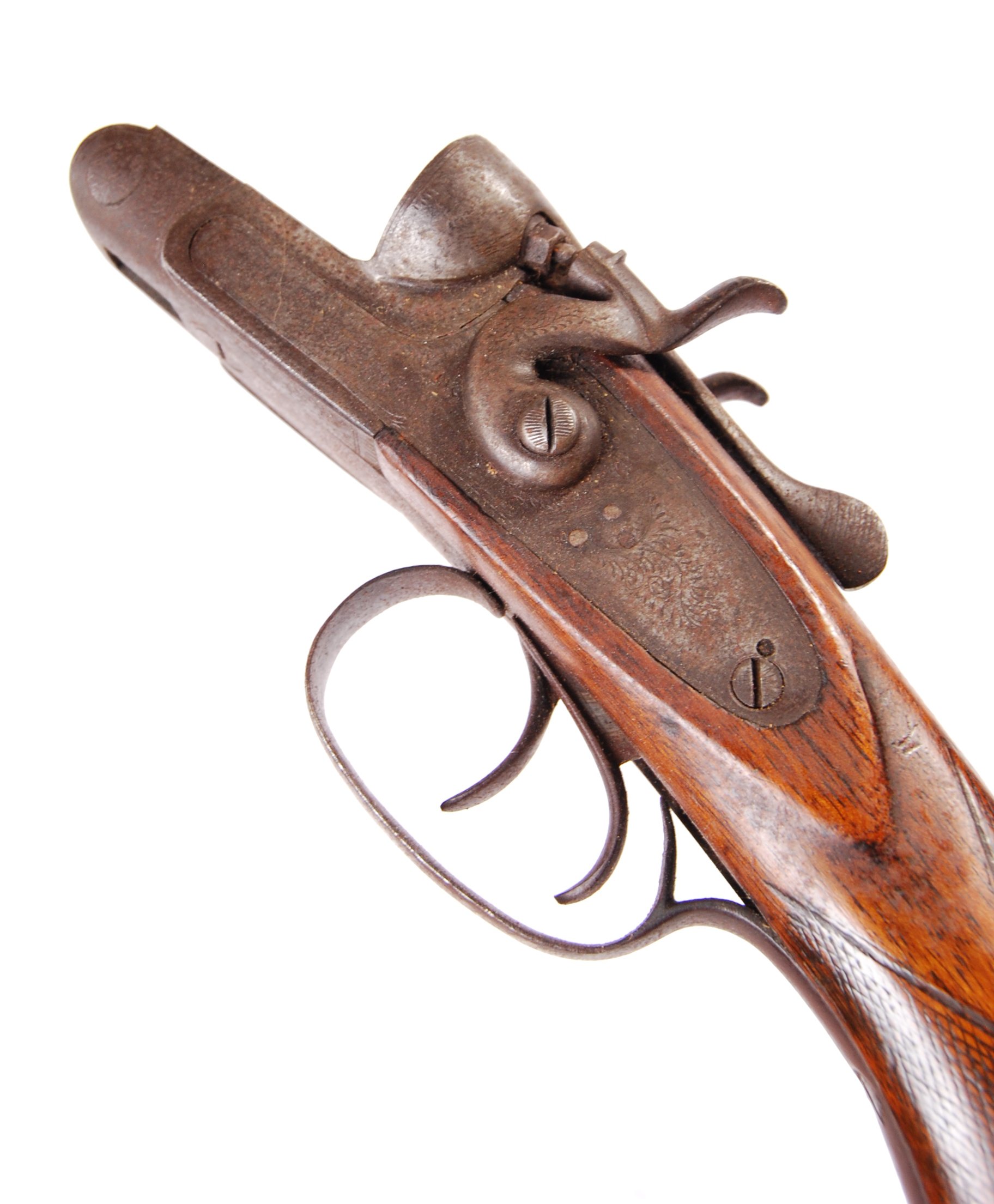 ANTIQUE 19TH CENTURY SHOTGUN BUTT - Image 4 of 6