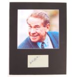 STANLEY BAXTER - SCOTTISH ACTOR - AUTOGRAPH PRESENTATION