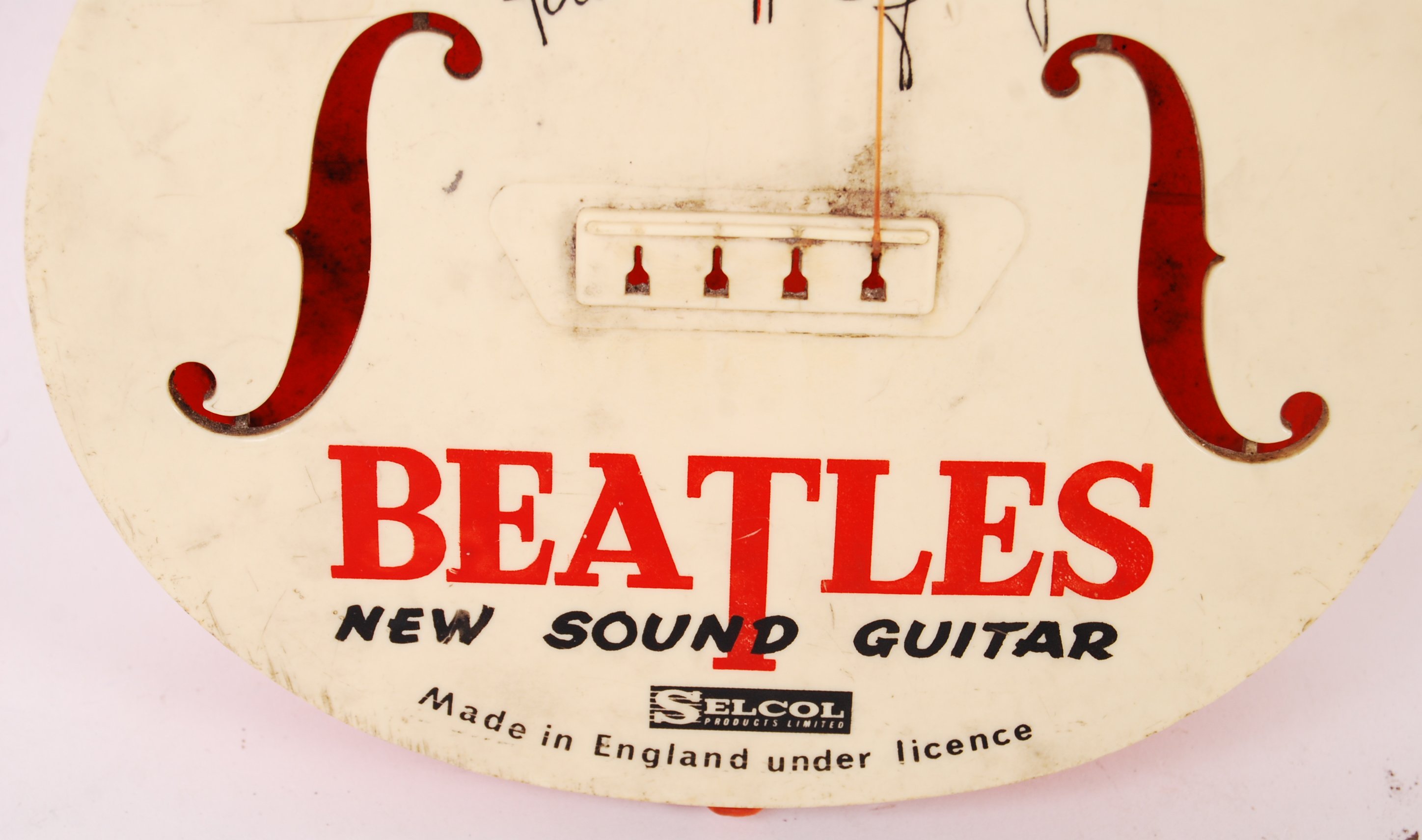 VINTAGE 1960'S THE BEATLES SELCOL ' NEW SOUND GUITAR ' - Image 2 of 4