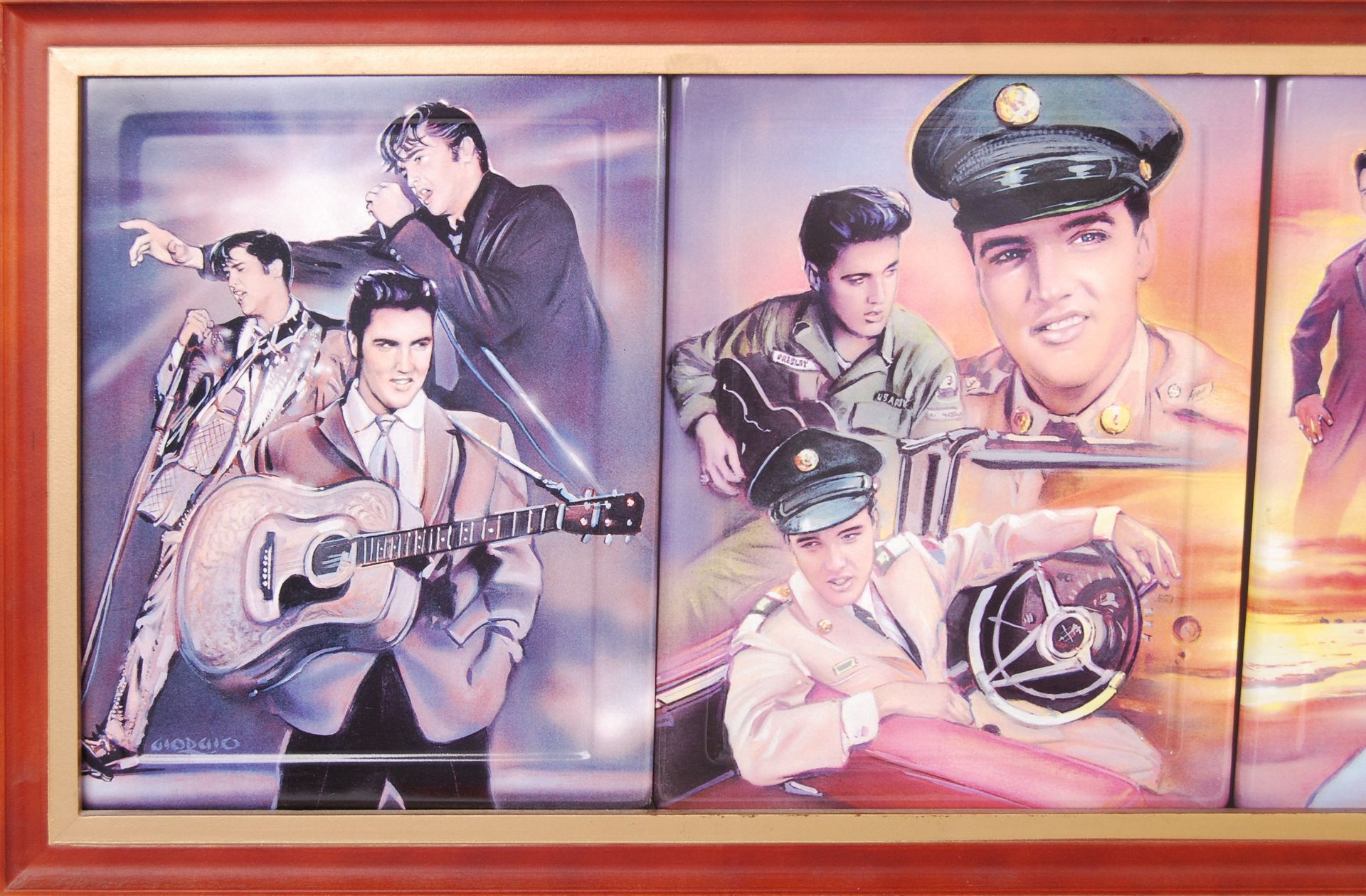 BRADFORD EXCHANGE ELVIS PRESLEY ' STAGE TO LEGEND ' CERAMIC DISPLAY - Bild 2 aus 4