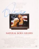 OLIVER STONE - NATURAL BORN KILLERS - SIGNED 8X10" PHOTOGRAPH
