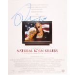 OLIVER STONE - NATURAL BORN KILLERS - SIGNED 8X10" PHOTOGRAPH