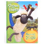 AARDMAN ANIMATIONS SHAUN THE SHEEP ANNUAL SIGNED W/SKETCH