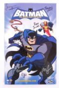 BATMAN - THE BRAVE & THE BOLD ANIMATED SERIES SIGNED POSTER