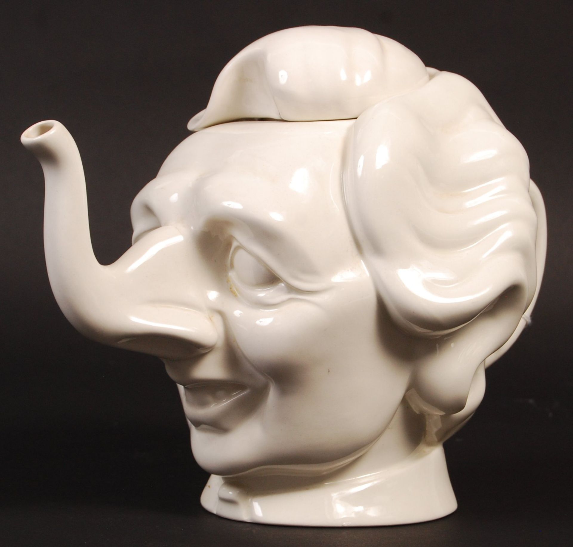 RARE 1980'S SPITTING IMAGE STYLE MARGARET THATCHER TEAPOT