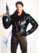 RARE ARNOLD SCHWARZENEGGER - THE TERMINATOR - RARE SIGNED PHOTO