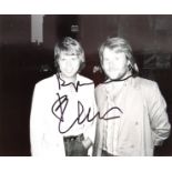 ABBA - BENNY & BJORN AUTOGRAPHED 8X10" PHOTOGRAPH