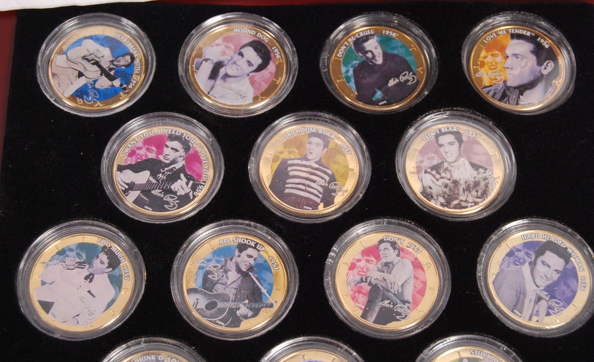 ELVIS PRESLEY - MORGAN MINT JFK HALF DOLLAR COIN COLLECTION - Bild 2 aus 4