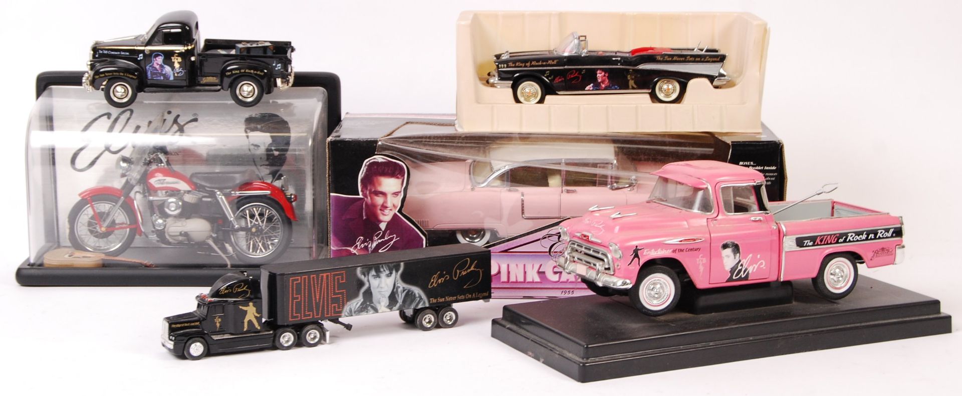 ELVIS PRESLEY ASSORTED SCALE DIECAST LIMITED EDITION MODELS