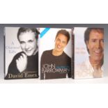 SIGNED AUTOBIOGRAPHIES BY J. BARROWMAN, C. RICHARD AND D. ESSEX